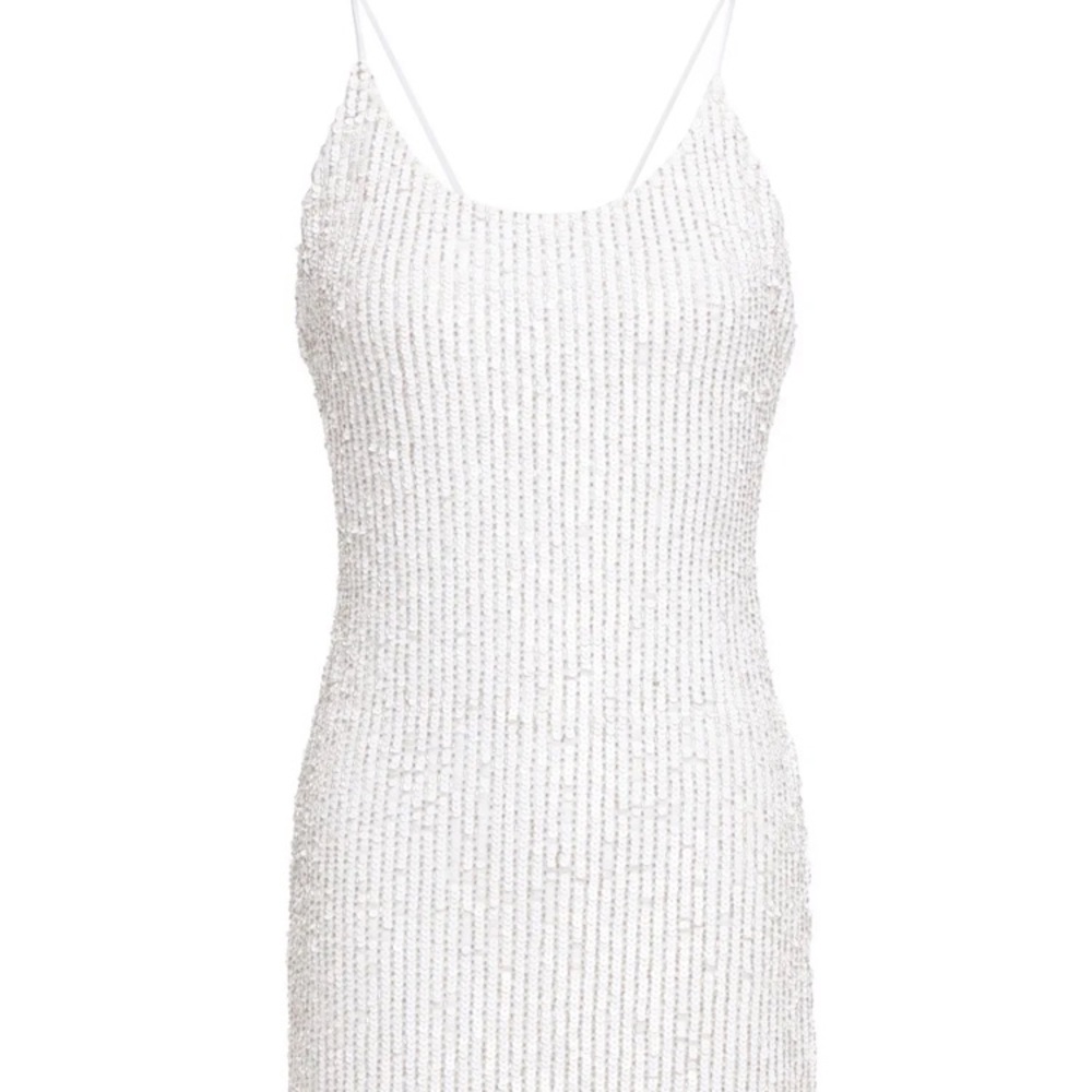 🔥🤍✨🤍 HP Alice and Olivia sequined dress🤍 - Picture 8 of 15